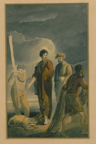 「ペリクル、タイヤの王子」、1790年から1819年頃のシーン 作： Edward Bird